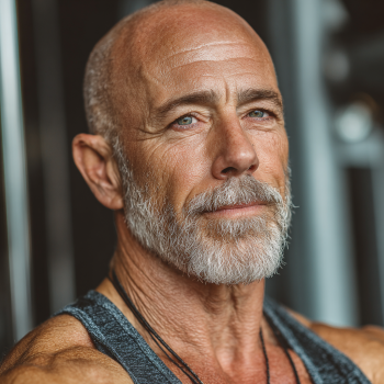 Boldog idősebb pár a szabadban gyakorol - PowerUprise wellness program